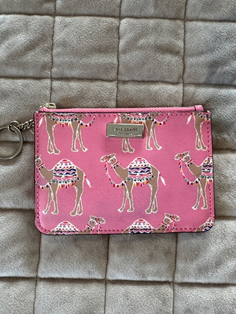 Kate spade Camel Keyring Card Holder